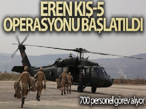 Siirt'te 'Eren Kış-5 Bağgöze Şehit Jandarma Üsteğmen Ersan Yenici Operasyonu' başlatıldı