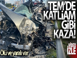 TEM'de can pazarı : Ölü ve yaralılar var