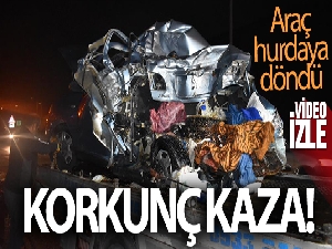 TEM'de korkutan kaza: 5 yaralı