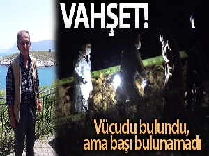Ormanlık alandaki vahşette yaşlı adamın kesik başı aranıyor