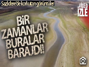 Sazlıdere Barajı dereye döndü: Su seviyesi yüzde 20 ‘ye düştü