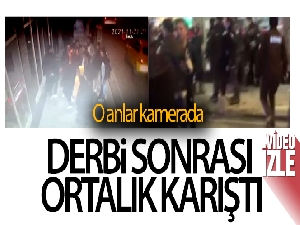 Küçükçekmece'de derbi sonrası ortalık karıştı