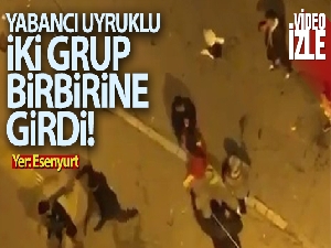 Esenyurt'ta tekme tokat kavga kamerada