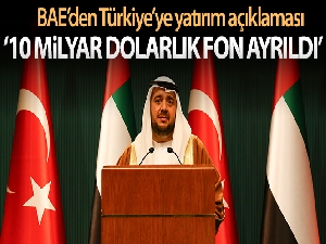 BAE'den yatırım açıklaması