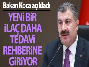 Bakan Koca: 'Molnupiravir ilacının tedavi rehberine eklenmesine karar verilmiştir'