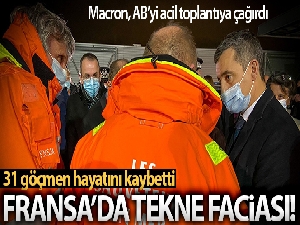 Fransa'da göçmen teknesi battı