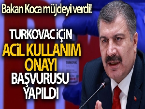Bakan Koca yerli aşı için müjdeyi verdi!