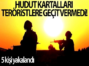 MSB: 'Suriye'den ülkemize yasa dışı yollarla geçmeye çalışan 5 kişiyi yakalandı'