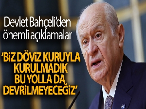 MHP Genel Başkanı Bahçeli'den önemli açıklamalar!