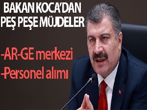 Bakan Koca: “50 bin metrekare büyüklüğünde olan Aşı Ar-Ge Üretim Merkezimizin projesini bitirdik”