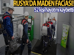 Rusya'da maden kazası felaketi!