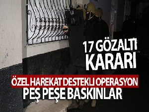 Adana'da PKK/KCK operasyonu: 17 gözaltı kararı