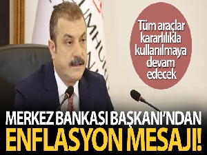 Merkez Bankası Başkanı Kavcıoğlu'ndan enflasyon açıklaması