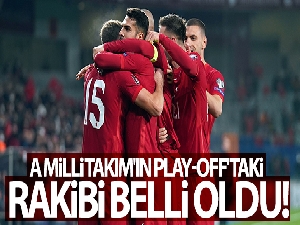 A Milli Takım'ın Play-Off'taki rakibi belli oldu!