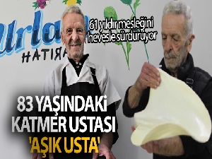 83 yaşındaki katmer ustası 'Aşık Usta' dinçliğiyle dikkat çekiyor