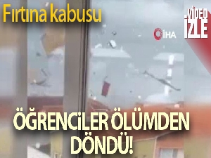 Sinop'ta fırtına kabusu: Öğrenciler ölümden döndü