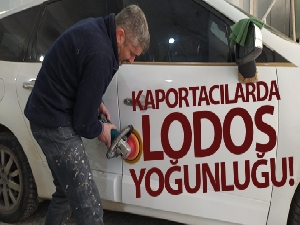 Kaportacılarda lodos yoğunluğu