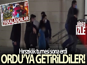 Çaldıkları otomobil ile İstanbul'da yakalanan 3 çocuk, Ordu'ya getirildi