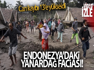 Endonezya'daki yanardağ patlamasında can kaybı 13'e yükseldi