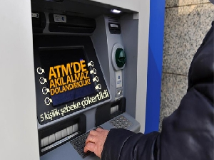 ATM'de akılalmaz dolandırıcılık