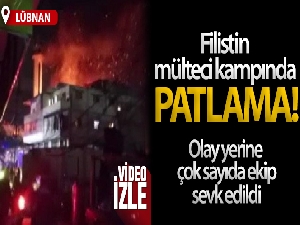 Lübnan'da Filistinli mültecilerin bulunduğu kampta patlama