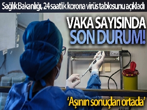 Sağlık Bakanlığı, Türkiye'nin son 24 saatlik korona virüs tablosunu açıkladı