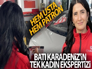 Batı Karadeniz'in tek kadın ekspertizi hem usta hem patron