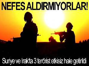 MSB duyurdu! Suriye ve Irak'ta 3 terörist etkisiz hale getirildi