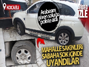 16 aracın lastiği kesildi, vatandaşlar şoke oldu