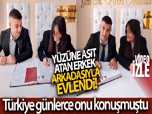 Berfin Özek, yüzüne asitli saldırıda bulunan erkek arkadaşıyla evlendi