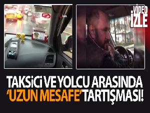 Taksici, 'Muayenem var götüremem' dedi, yolcu ile tartıştı