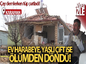 Yaşlı çift ölümden döndü