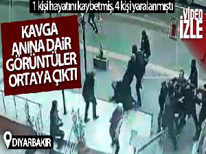 1 kişinin öldüğü, 4 kişinin yaralandığı kavga güvenlik kamerasına yansıdı
