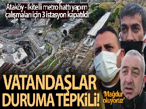 Metro çalışması vatandaşı isyan ettirdi