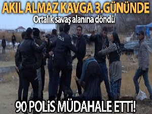 "Köpek yumurtaları yedi" kavgasının üçüncü gününde ortalık savaş alanına döndü