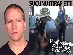 ABD'de Floyd'u öldürmekten 22.5 yıl ceza alan Chauvin suçunu itiraf etti