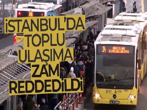İstanbul'da toplu ulaşıma zam teklifi oy çokluğuyla reddedildi