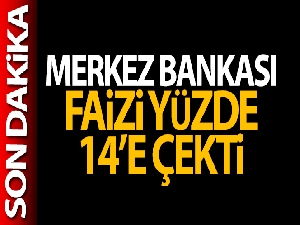 Merkez Bankası faizi 100 baz puan indirdi