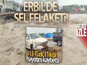 Erbil'deki sel felaketinde can kaybı 12'ye yükseldi