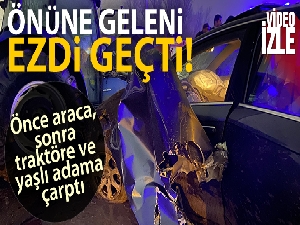 Ağrı'da hız yapan sürücü önüne çıkanı ezip geçti: 4 yaralı