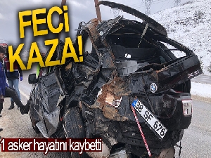 Kahramanmaraş'ta trafik kazası: 1 asker hayatını kaybetti