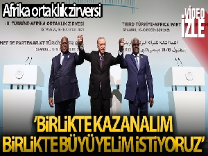 Cumhurbaşkanı Erdoğan: 'Birlikte kazanalım, birlikte büyüyelim insanlarımızın refahını birlikte büyütelim istiyoruz'