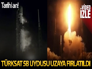 TÜRKSAT 5B uydusu uzaya fırlatıldı