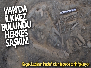 Van'da ilk kez Pers İmparatorluğu'na ait mezar bulundu