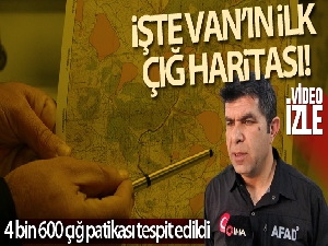 Van'ın ilk kez çığ haritası çıkarıldı