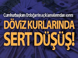 Dolar ve euroda sert düşüş!