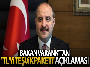 Bakan Varank'tan 'TL'yi teşvik paketi' açıklaması