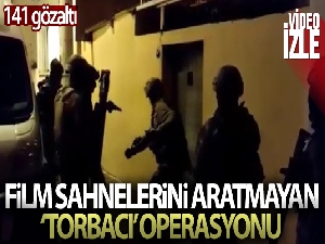İzmir'de film sahnelerini aratmayan 'Torbacı' operasyonu: 141 gözaltı