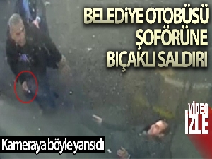 Halk otobüsü şoförüyle tartıştı, taksiyle durağa giderek şoförü bıçakladı