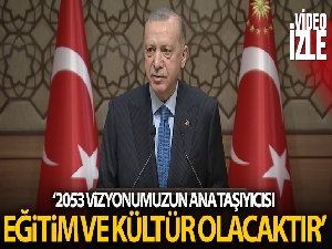 Cumhurbaşkanı Erdoğan ödül töreninde konuştu